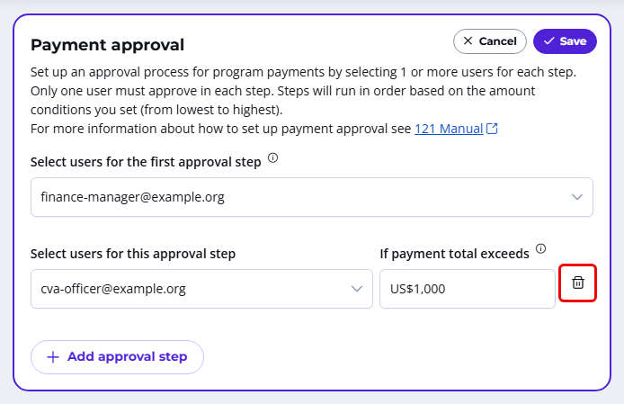 Payment approval